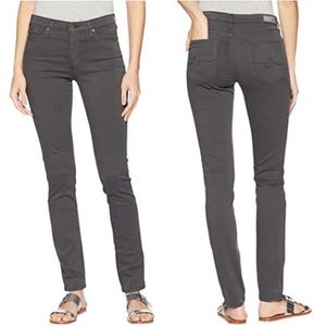 AG Sateen Prima Cigarette Pants Cavern Gray